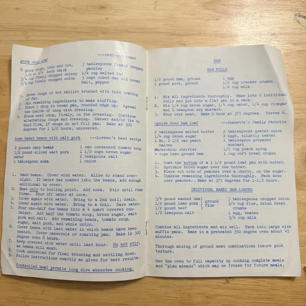 Road To Easy Eating Recipe Booklet Vintage 1960 Wisconsin Power and Light Co